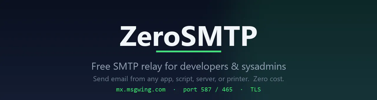 ZeroSMTP gallery image