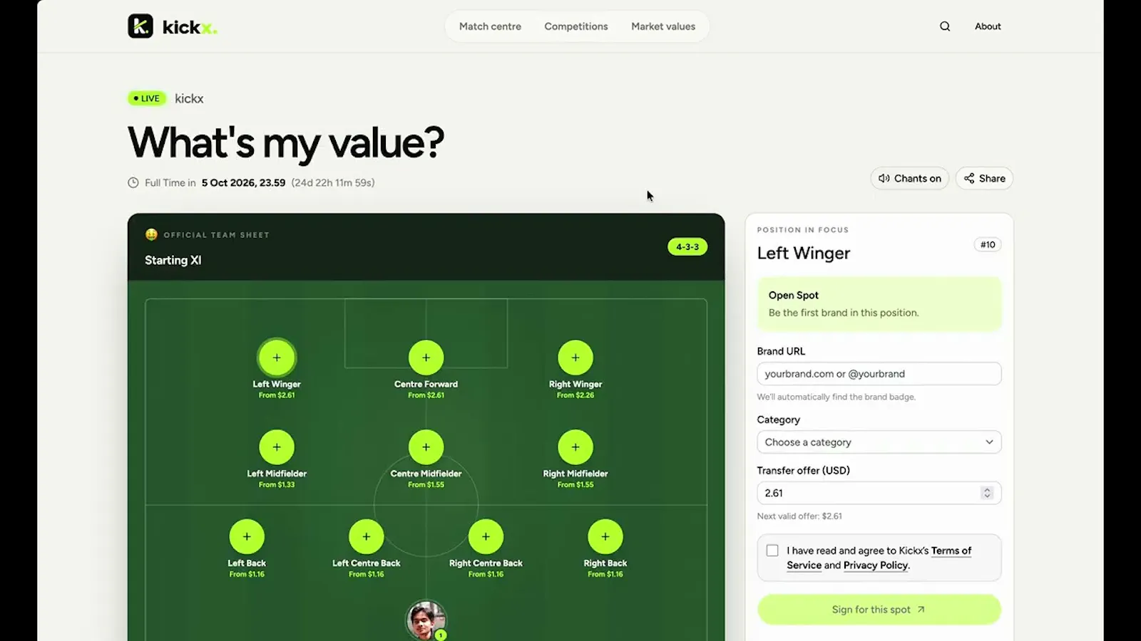 Kickx screenshot 1 (video preview)