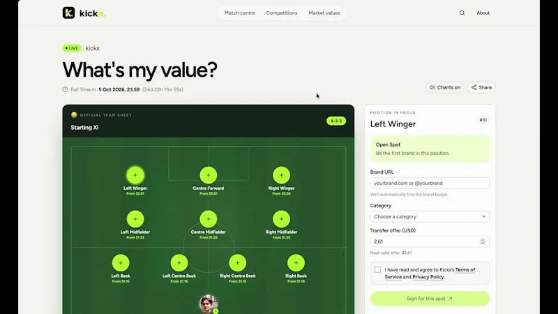 Kickx screenshot 1 (video preview)