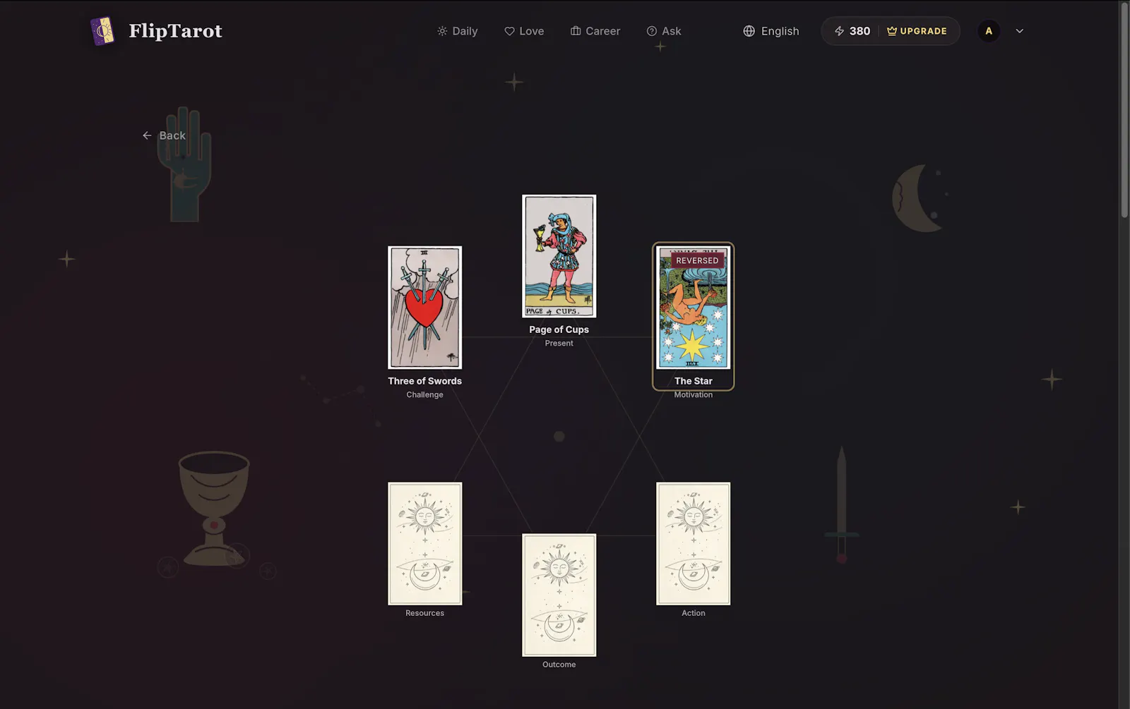 FlipTarot screenshot 3