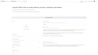 PDF2Audio gallery image