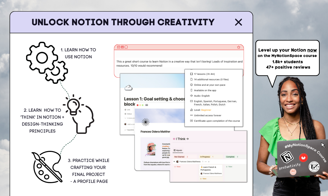 وسائط #Mynotionspace - دورة فكرة - رفع مستوى الفكرة وإشعال الإبداع 2