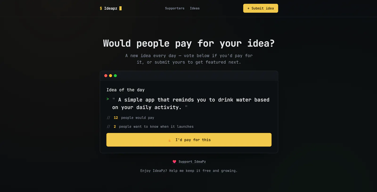 Ideapz  screenshot 2