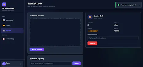 QR Asset Tracker gallery image