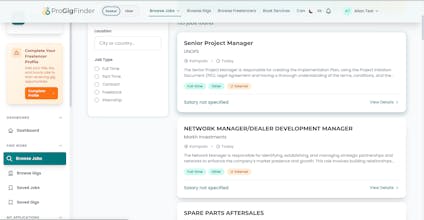 ProGigFinder gallery image