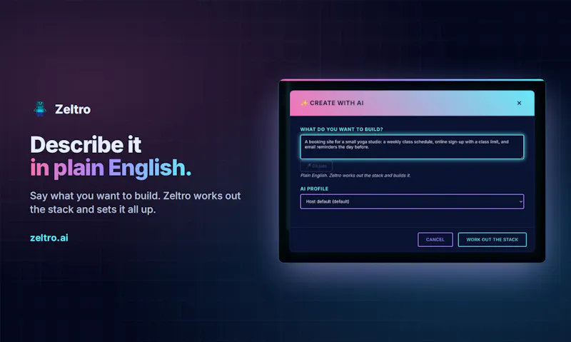 Zeltro screenshot 2