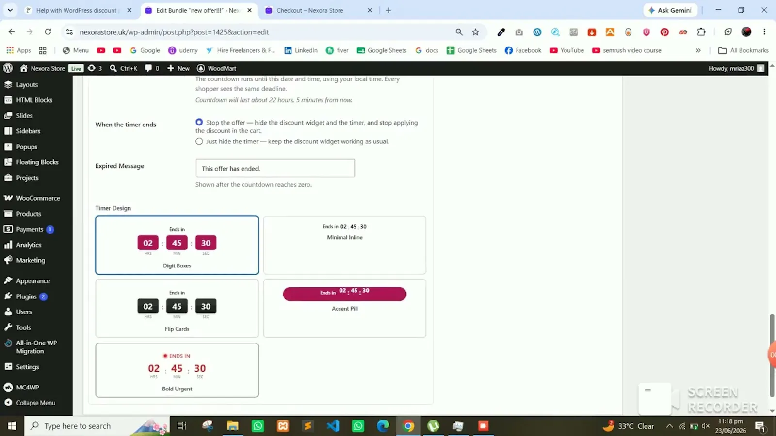 Bundle discount for woocommerce screenshot 1 (video preview)