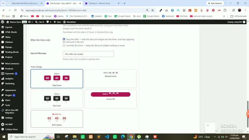 Bundle discount for woocommerce screenshot 1 (video preview)