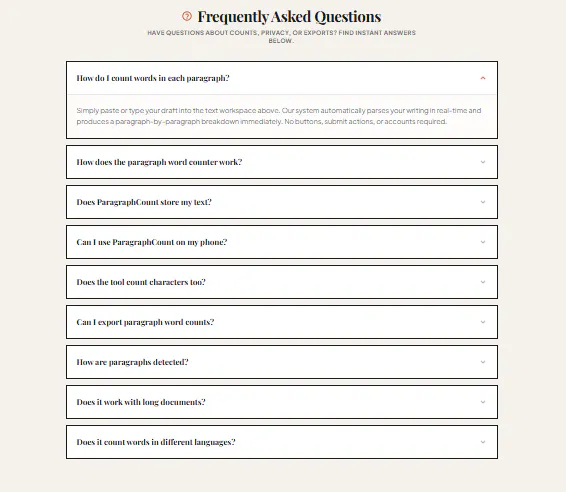 Paragraph Count gallery image