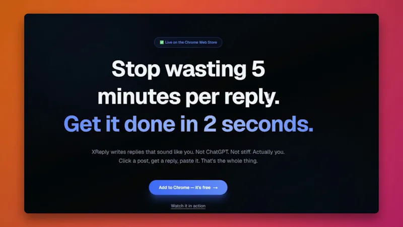 Xreply screenshot 1 (video preview)
