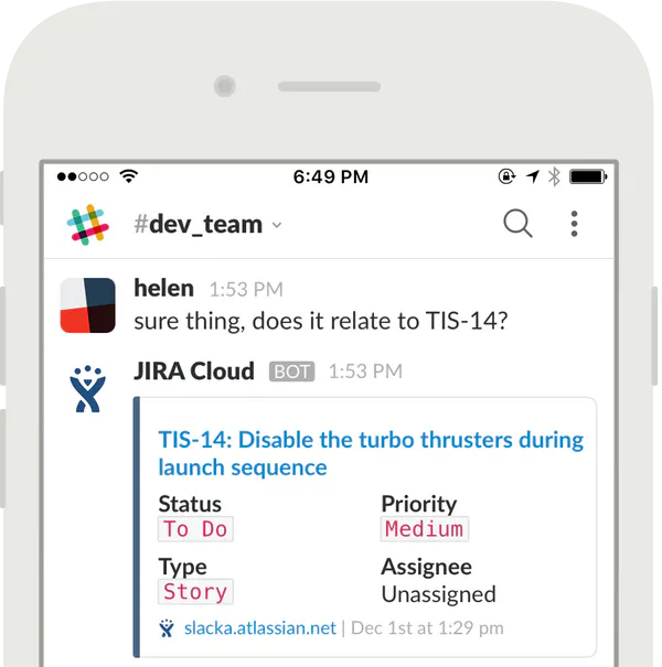 JIRA Cloud for Slack