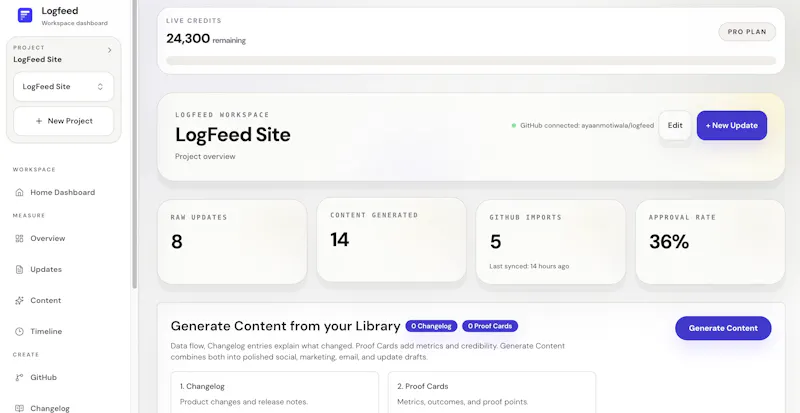 Logfeed screenshot 5