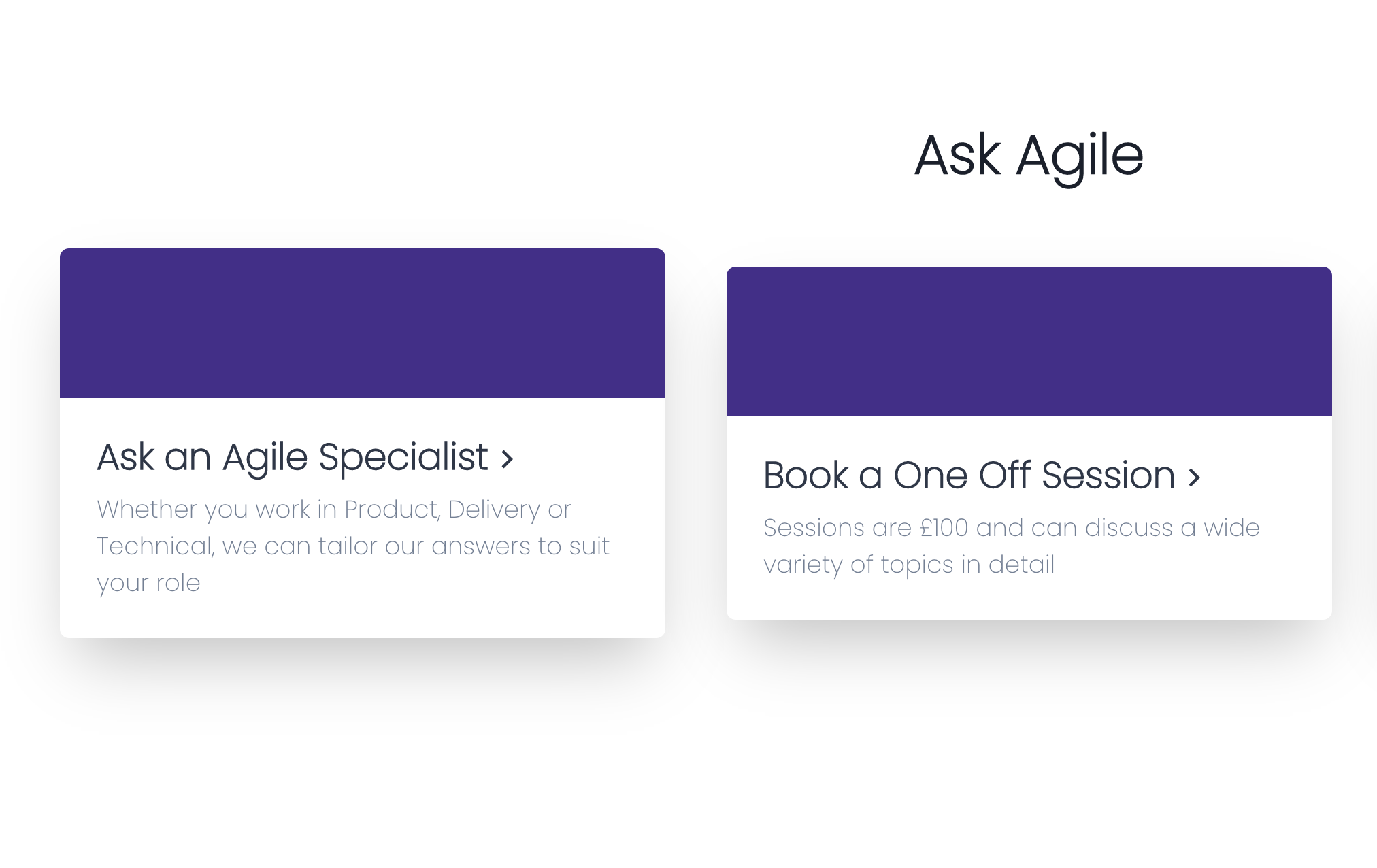 Pregúntele a Agile media 2