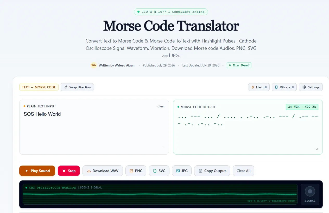 Easy Morse Code Translator gallery image