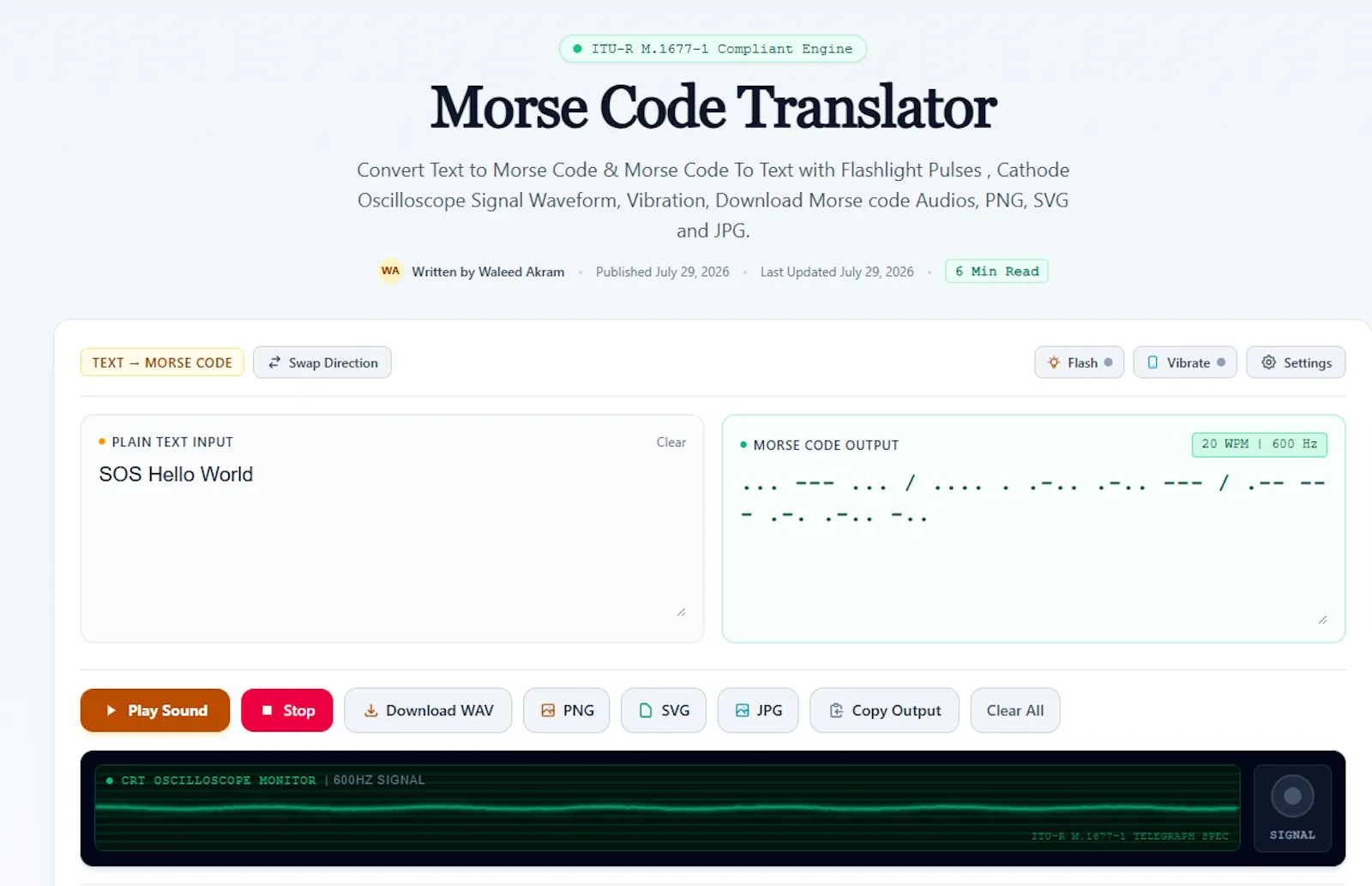 Easy Morse Code Translator screenshot 3