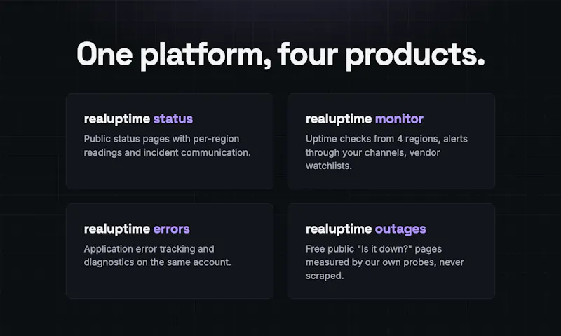 RealUptime screenshot 3