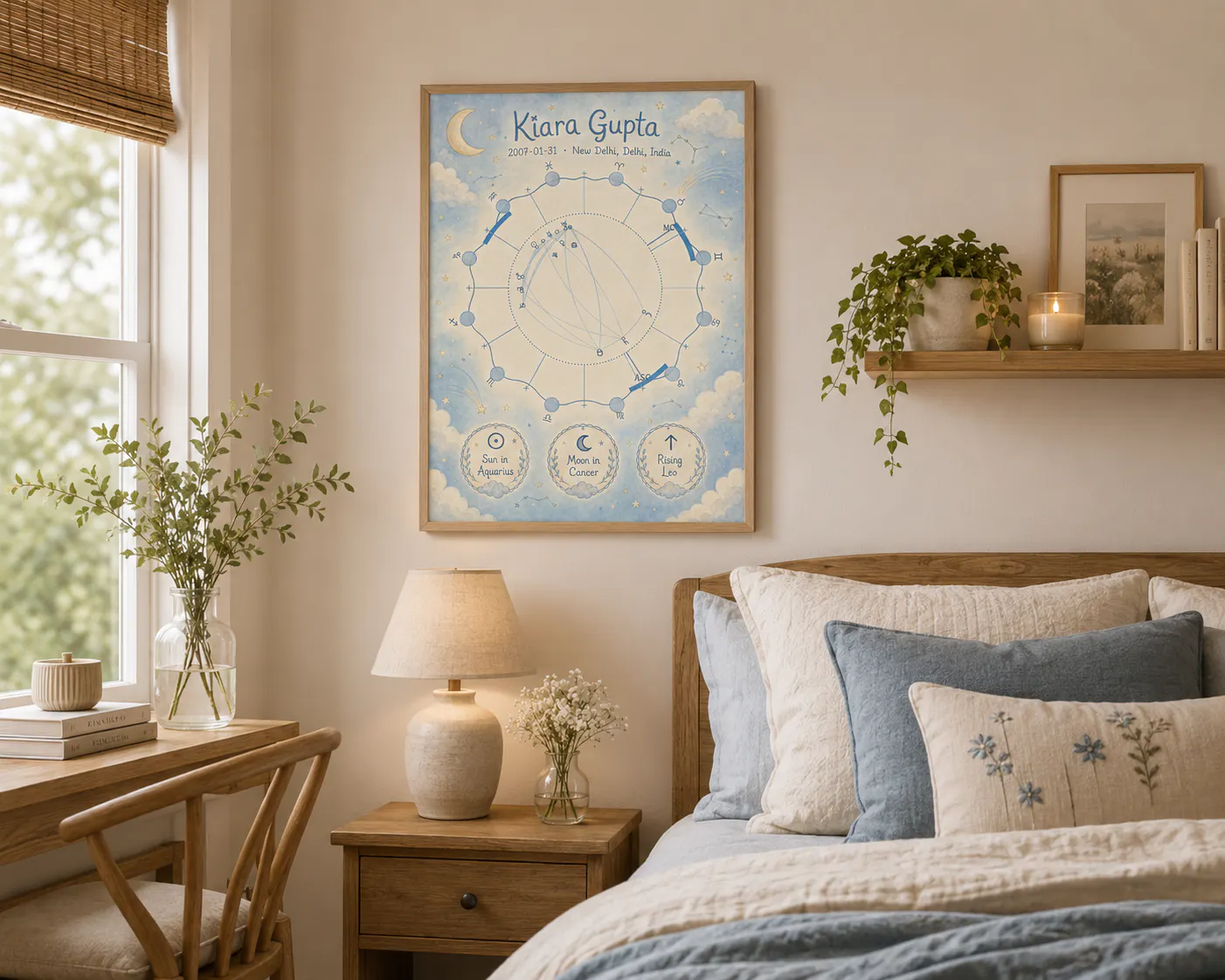 Artistic Birth Chart gallery image