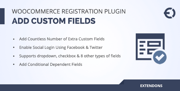 WooCommerce Add Registration Fields