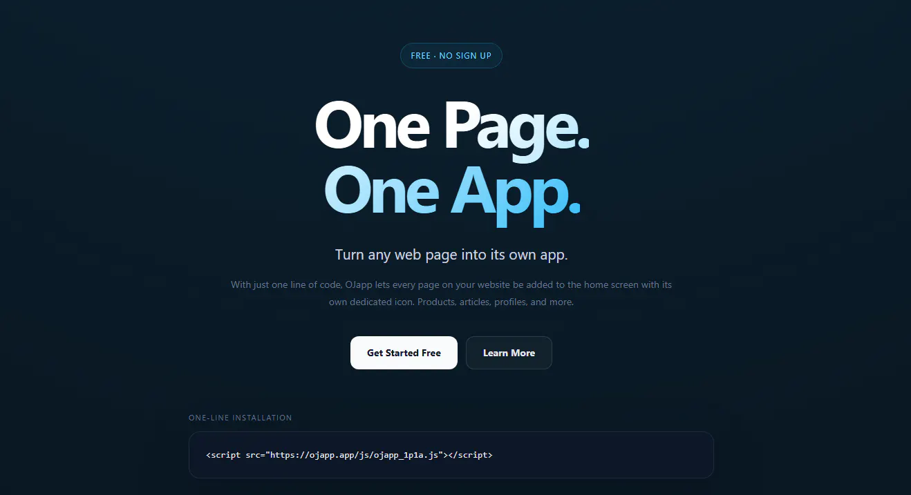 OJapp PWA-1P1A gallery image