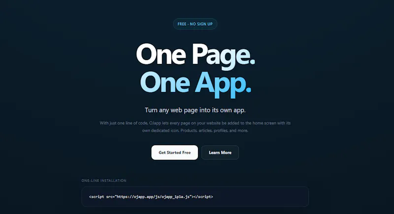 OJapp PWA-1P1A screenshot 1
