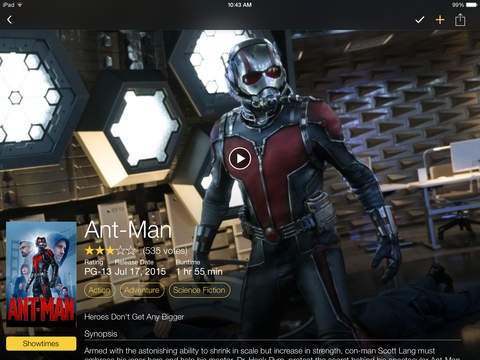 Marquee Movies iPad App gallery image