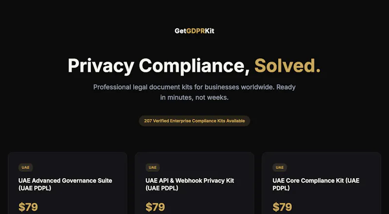 GetGDPRKit screenshot 1