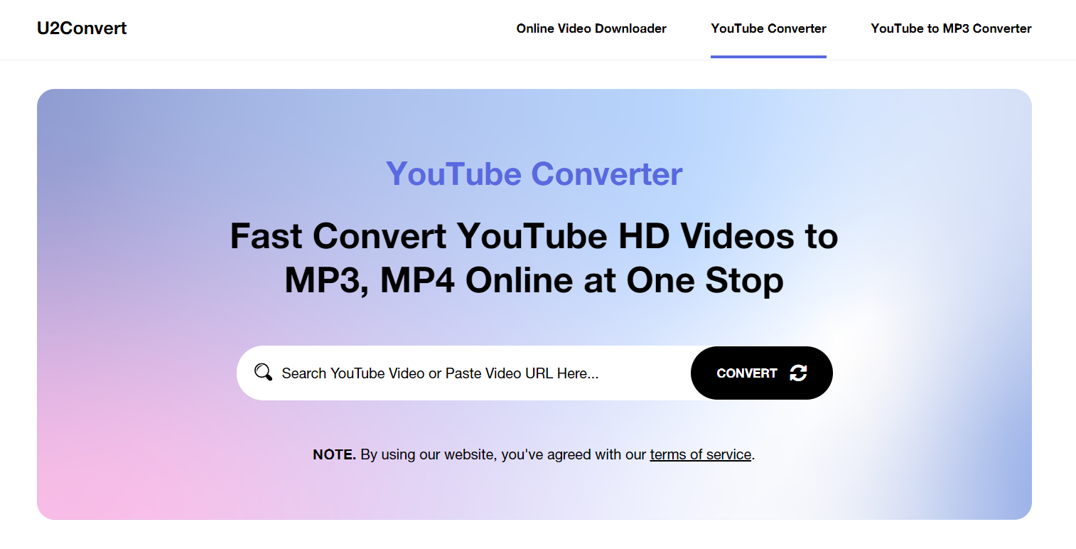 U2Convert YouTube Converter gallery image