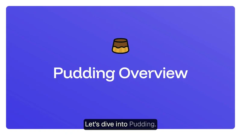 Pudding screenshot 1 (video preview)