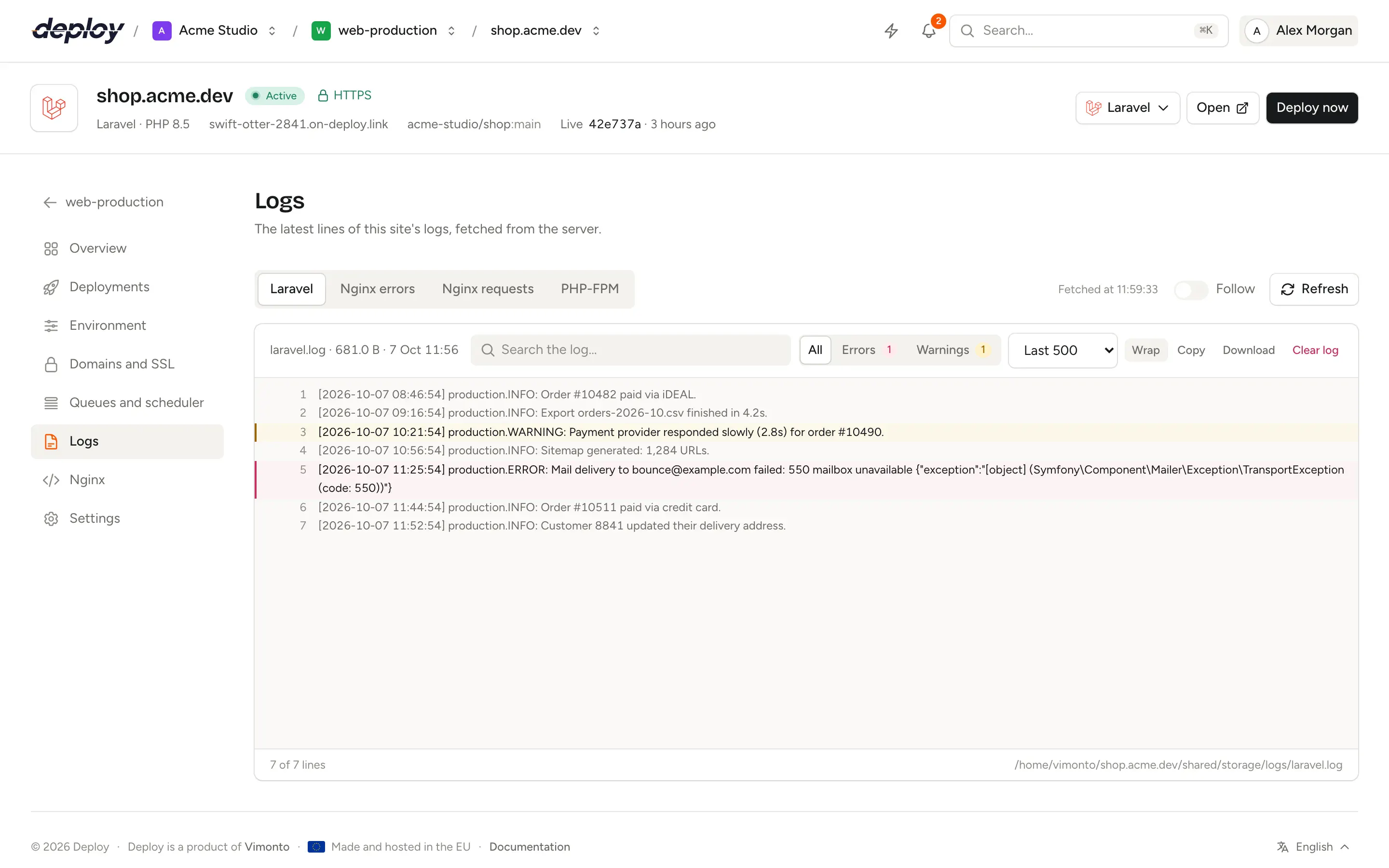 Vimonto Deploy screenshot 6