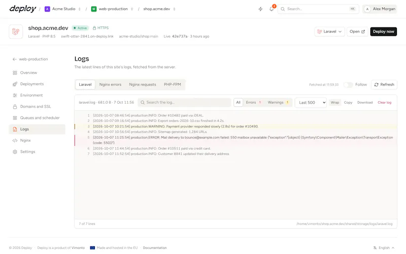 Vimonto Deploy screenshot 7