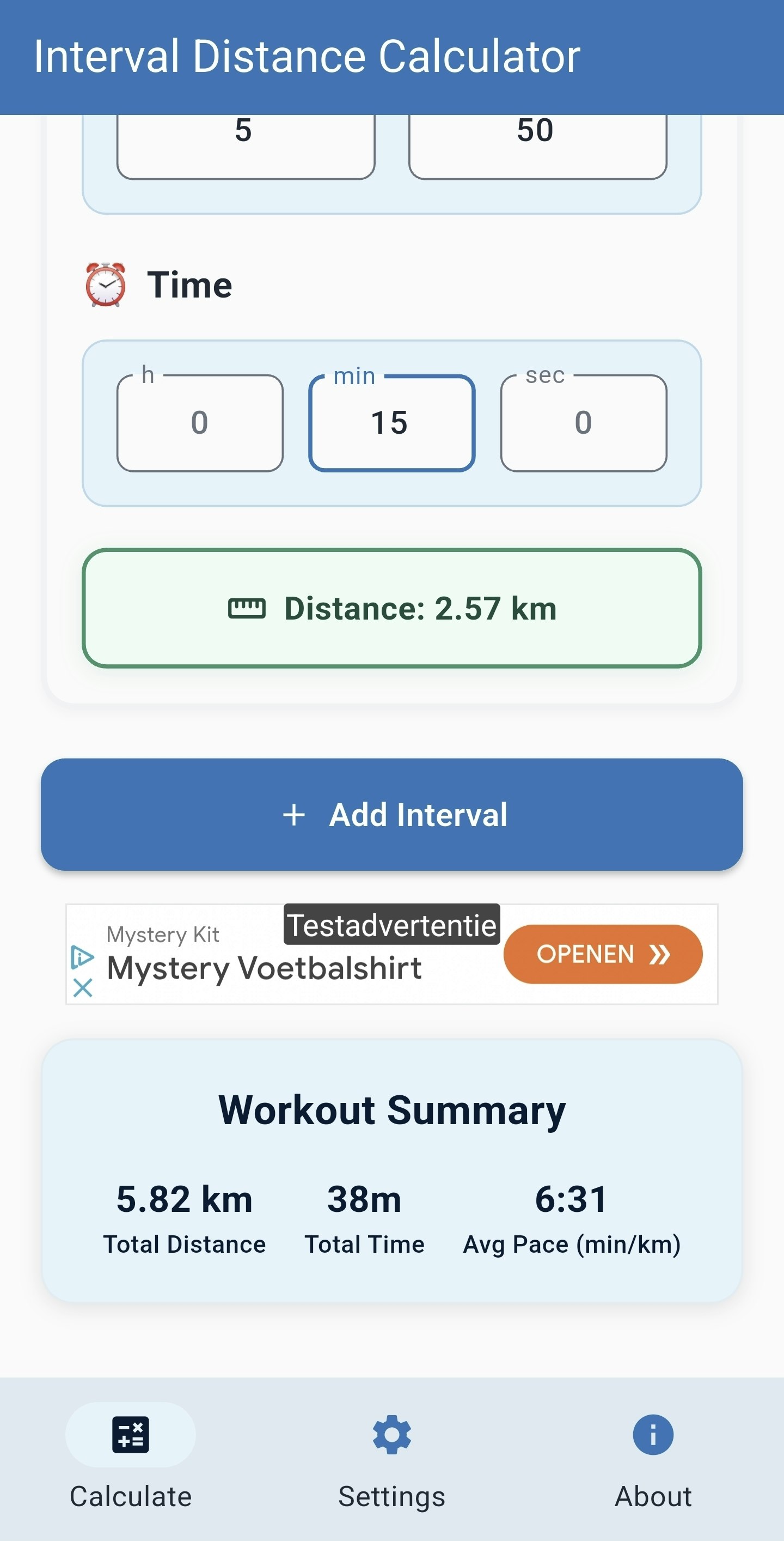Interval Distance Calculator gallery image