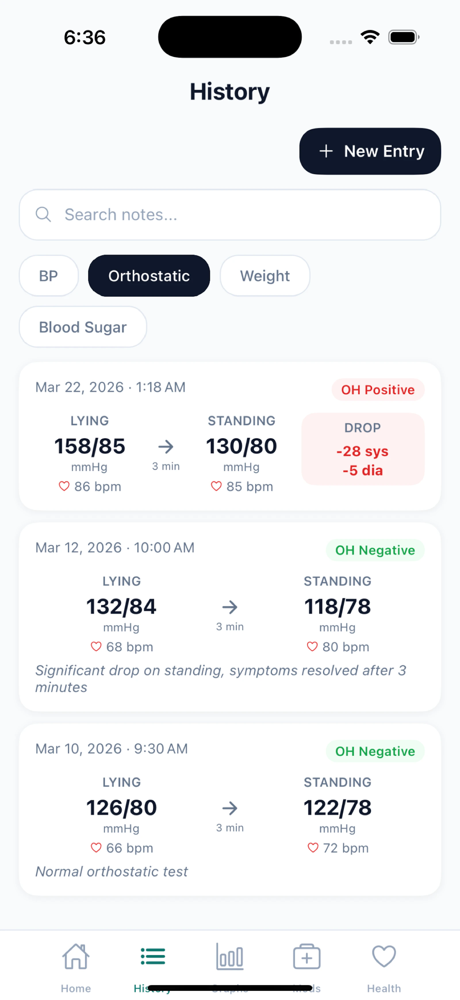 BPMedTracker screenshot 2