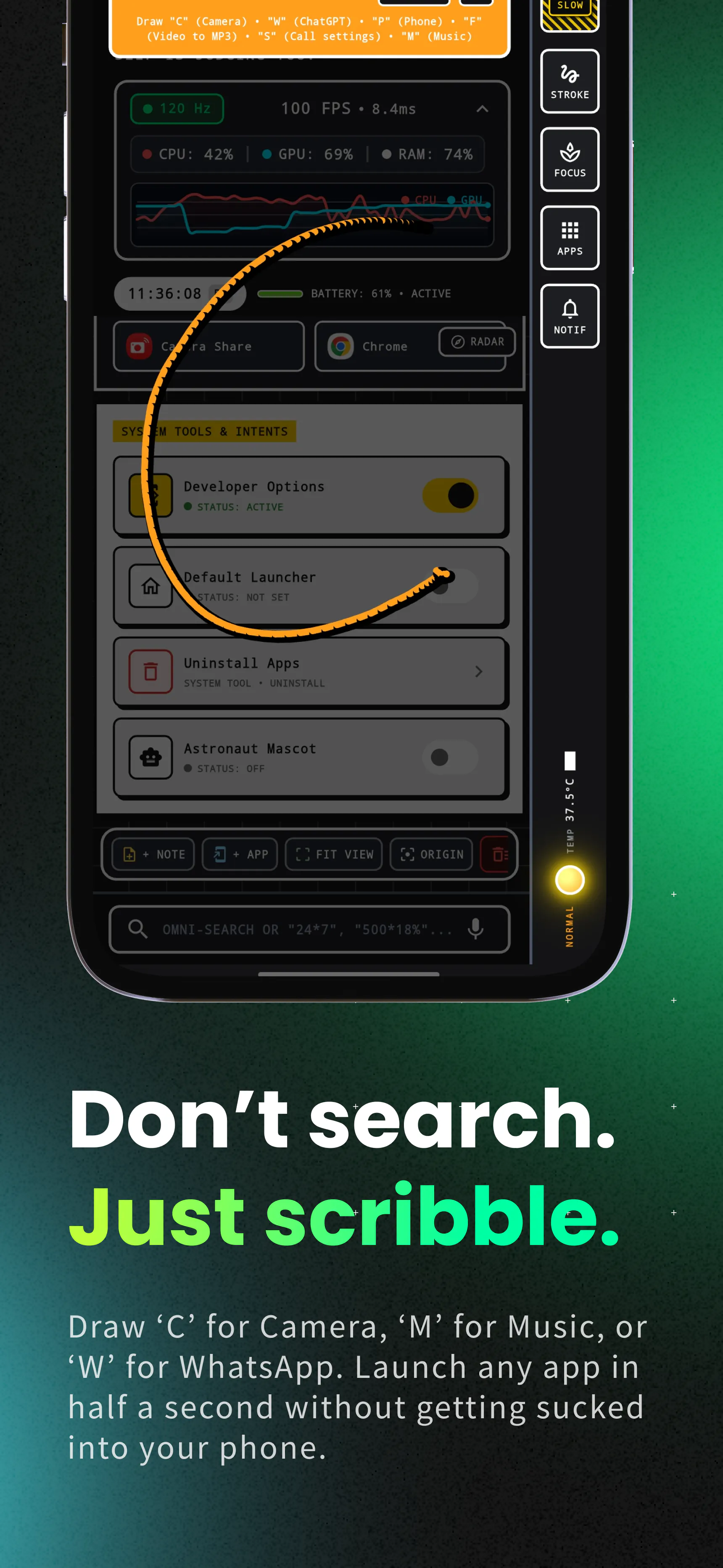 Slow Launcher: 3D Homescreen. gallery image