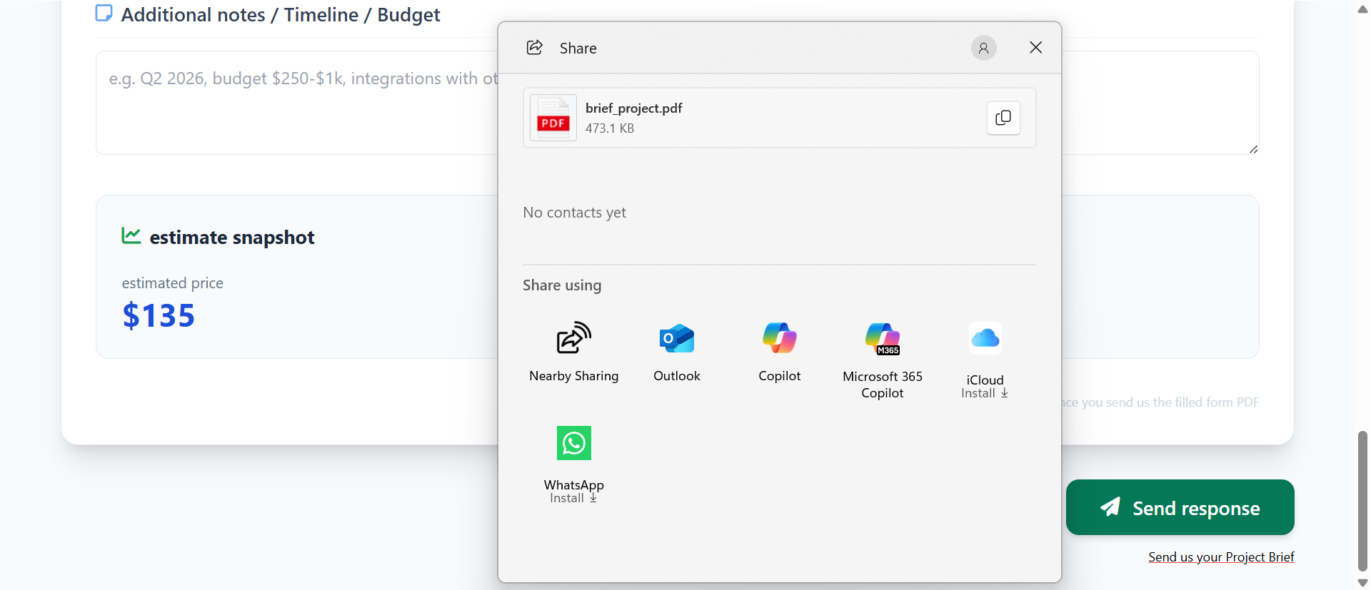 Project Brief Questionnaire gallery image