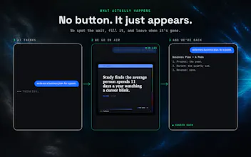 be2ween - quick reads while AI thinks gallery image