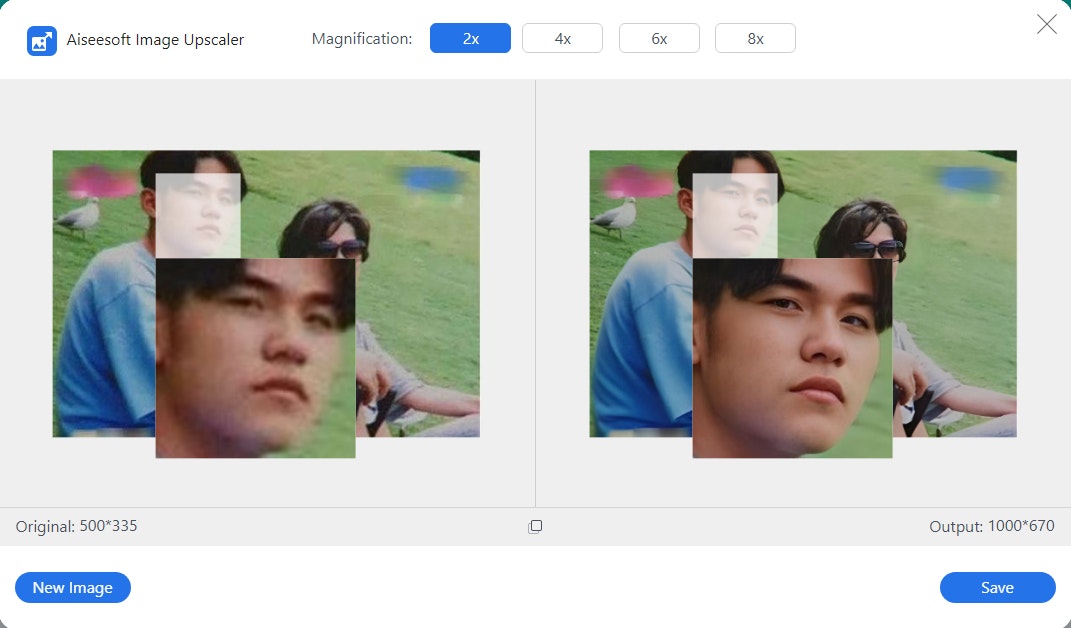 Anymp4 Free Image Upscaler online - Kostenloses Bild Upscaler online Medien 2