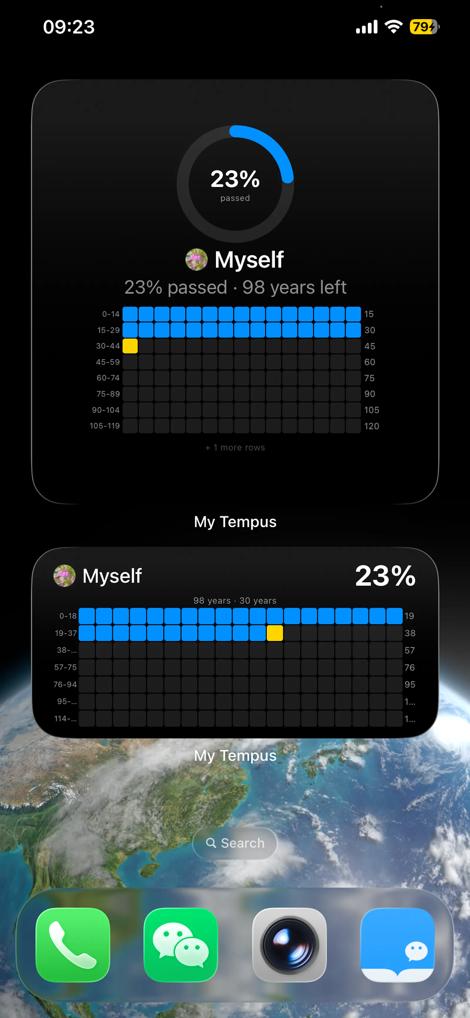 My Tempus Life Progress Widget screenshot 9