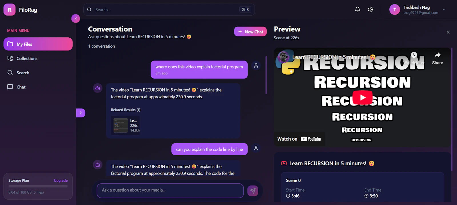 Filorag — Search Inside Any Video screenshot 6