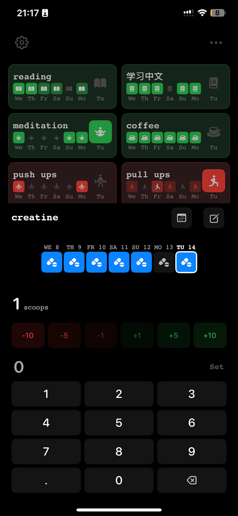 Metric Tracker (iOS App) screenshot 12