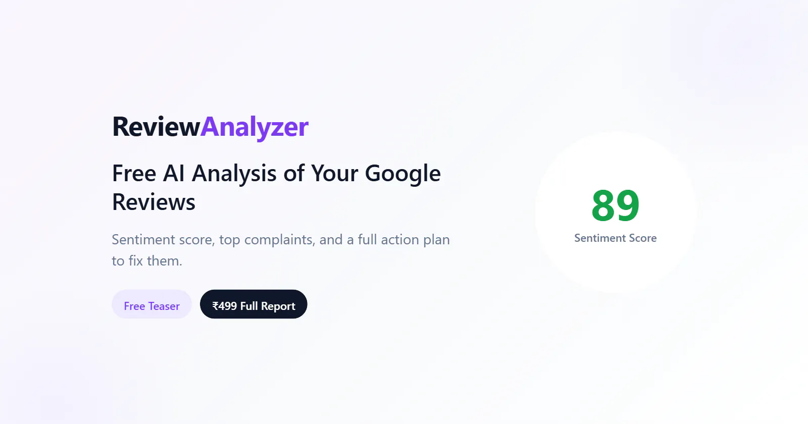 ReviewAnalyzer logo