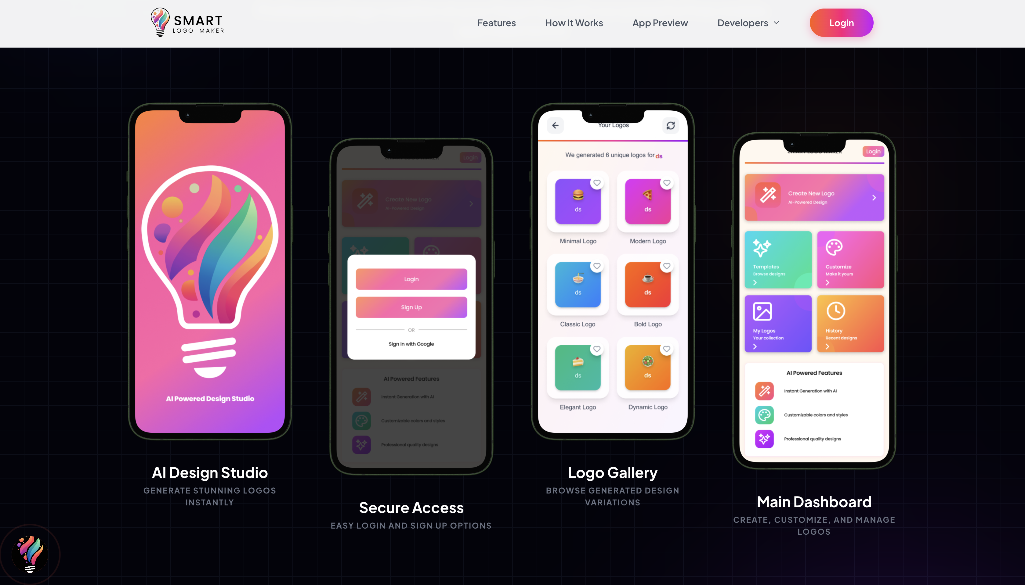 Smart Logo Maker: AI-Generated Logos gallery image