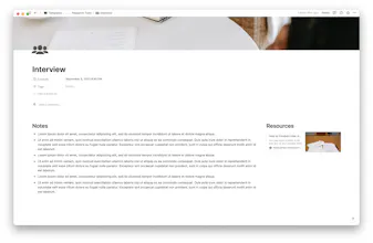 User Research Hub Notion Template gallery image