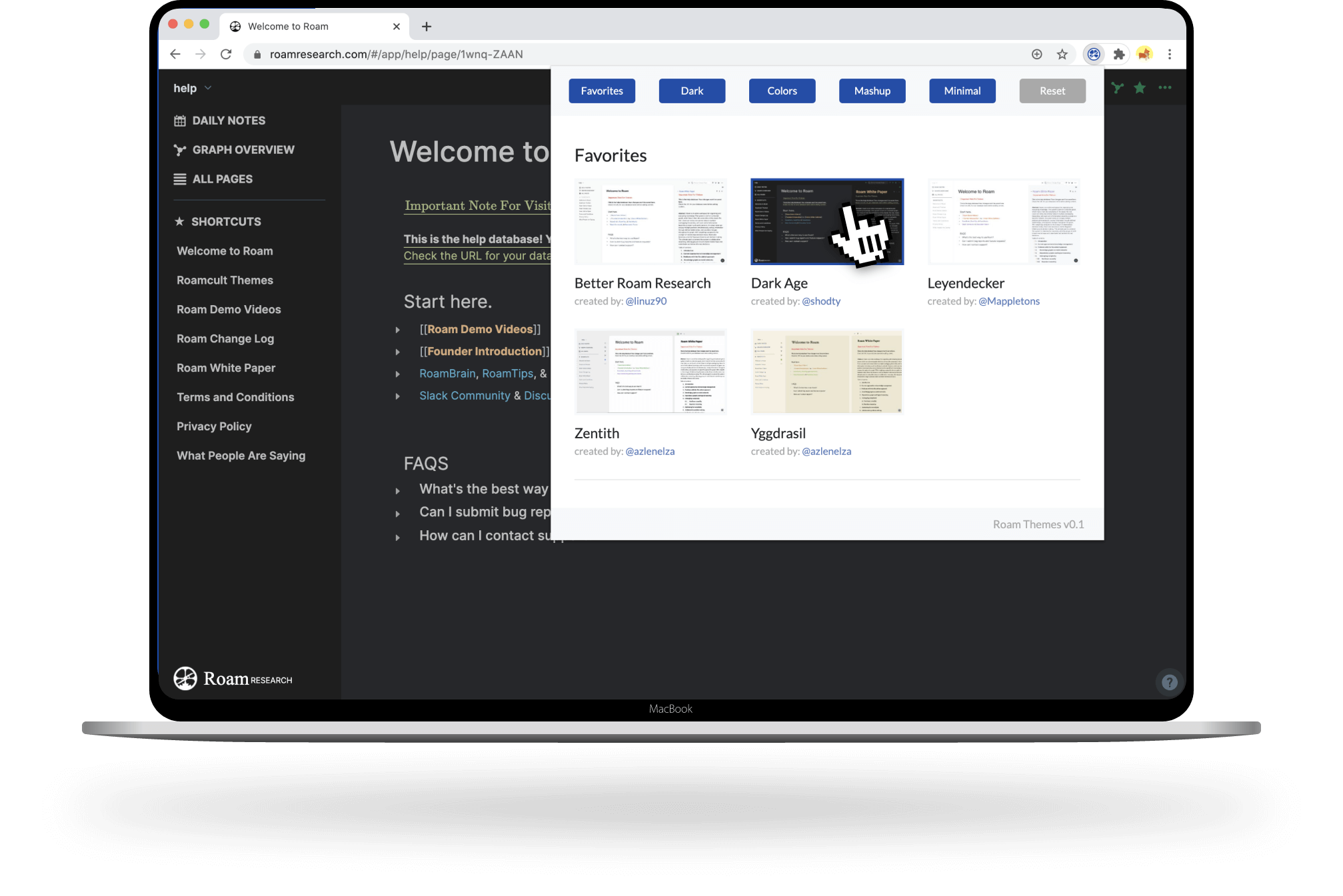 RoamThemes gallery image