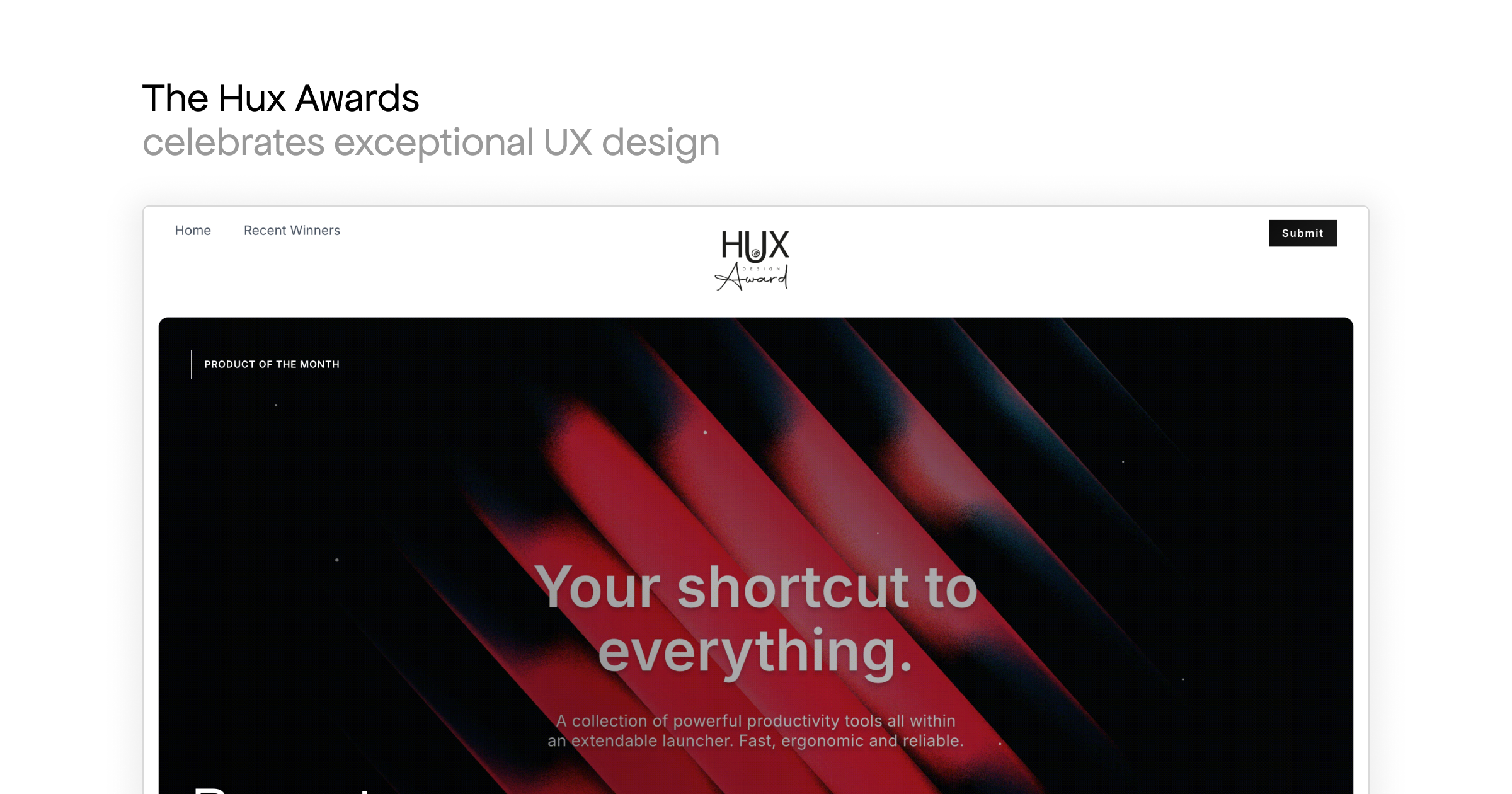 HUX 상 미디어 1