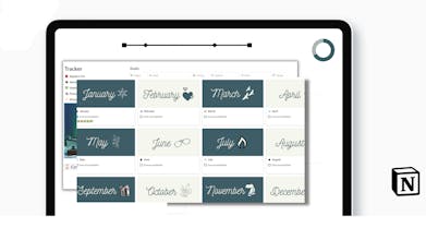 Notion Yearly Planner Template gallery image
