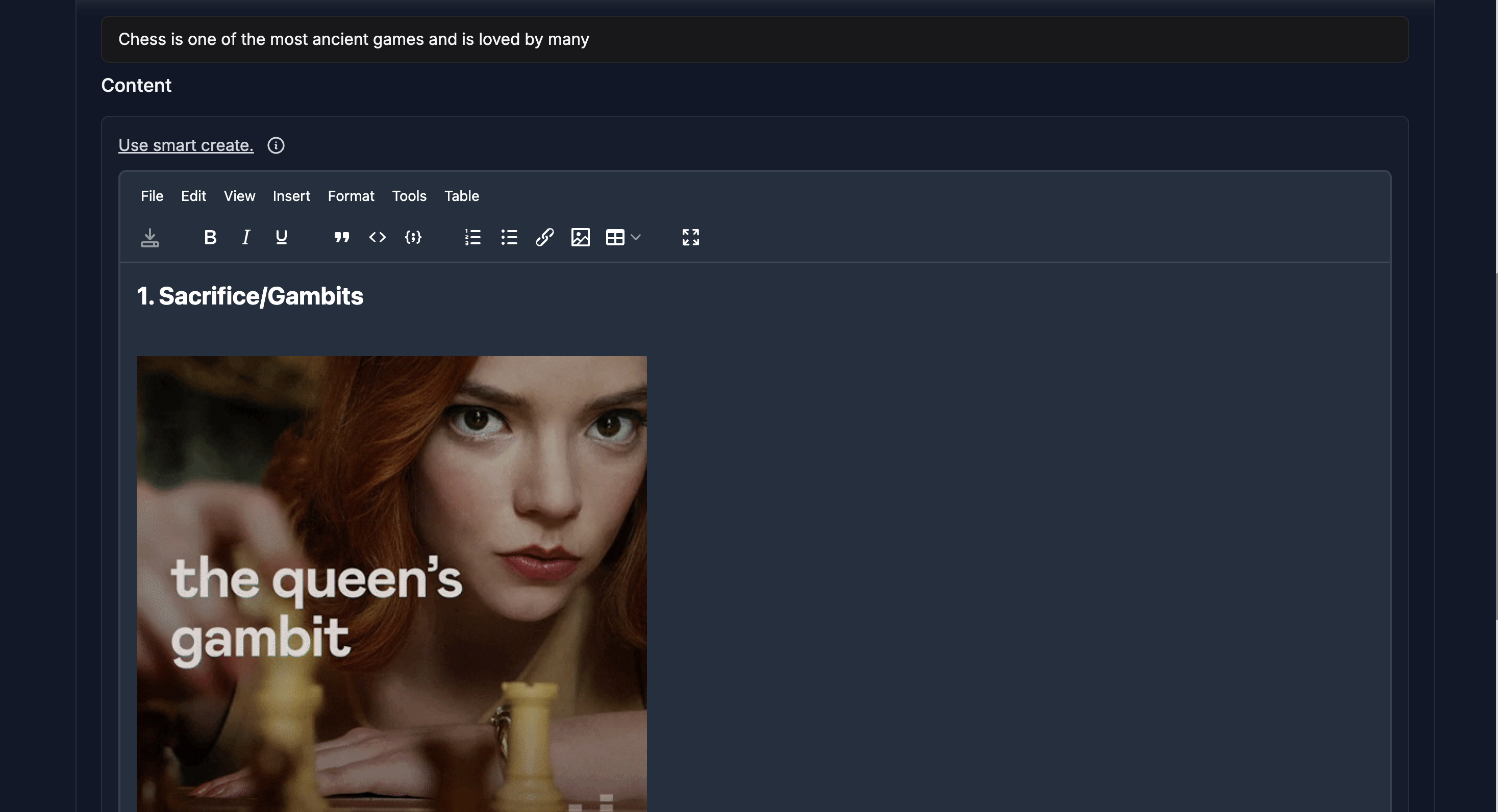 Garchi CMS gallery image