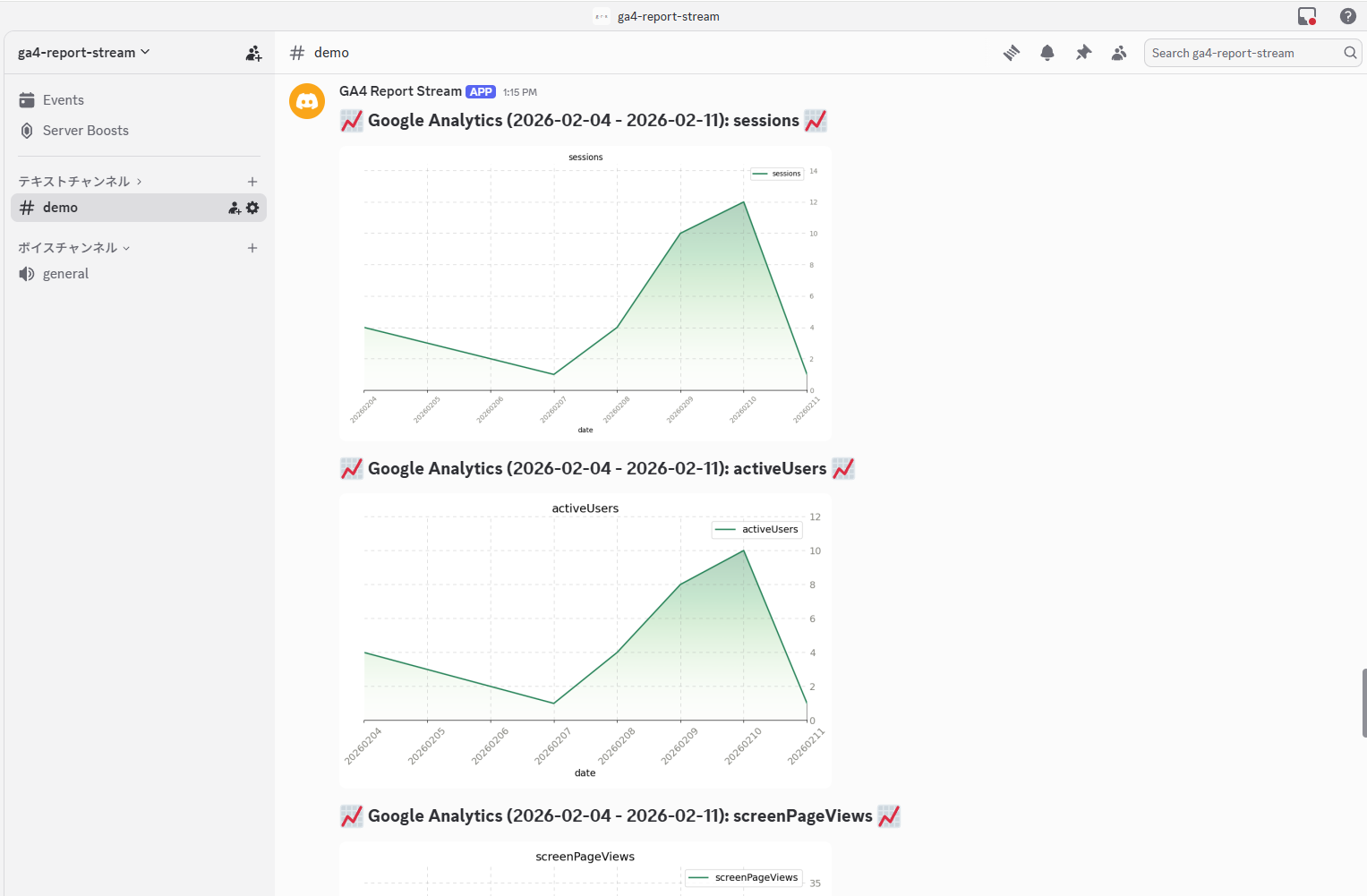 GA4 Report Stream gallery image