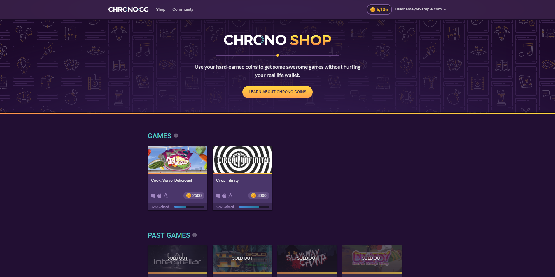 Chrono.gg gallery image