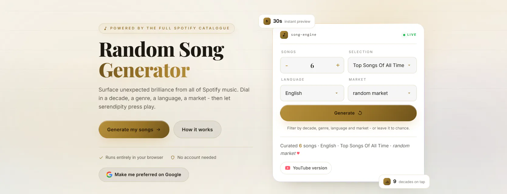 Random Song Generator gallery image