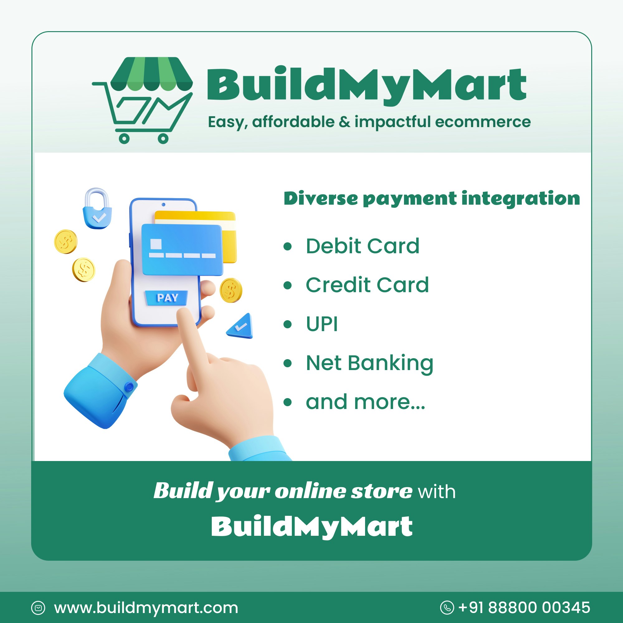 وسائط BuildMymart - التجارة الإلكترونية سهلة وبأسعار معقولة وفعالة 5